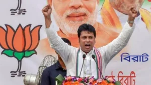 Read more about the article Biplab Deb Tells CPM to ‘Shut Down and Go to China’ Amid Maoist Encounter Controversy